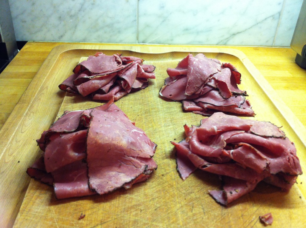 Pastrami Mounds Raw