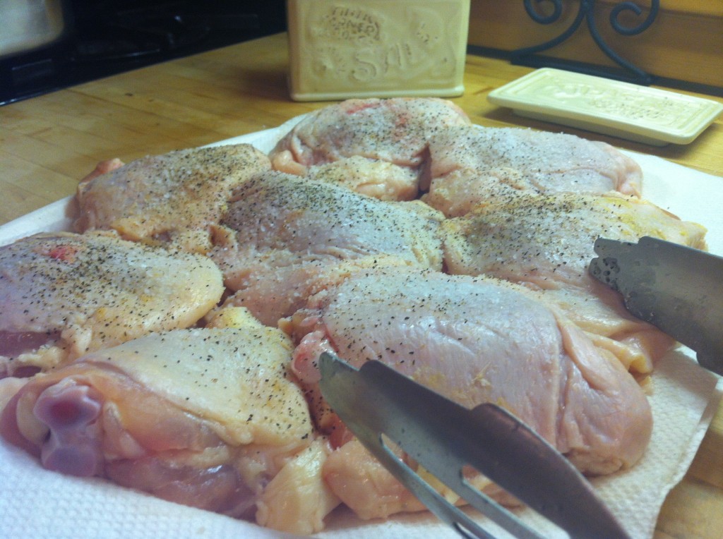 Chicken thighs Seasoned