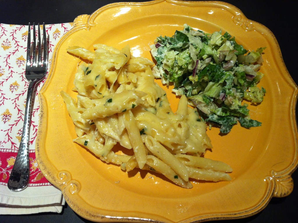 Macaroni Gratin & Salad