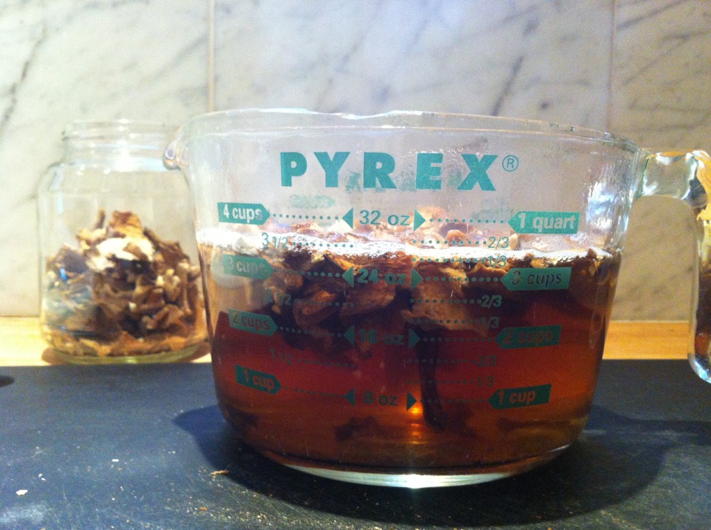 Mushrooms Dried Steeping