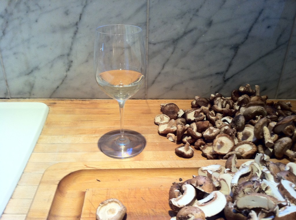 Mushrooms & wine
