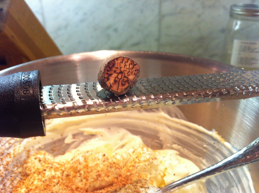 Nutmeg Fresh on Grater