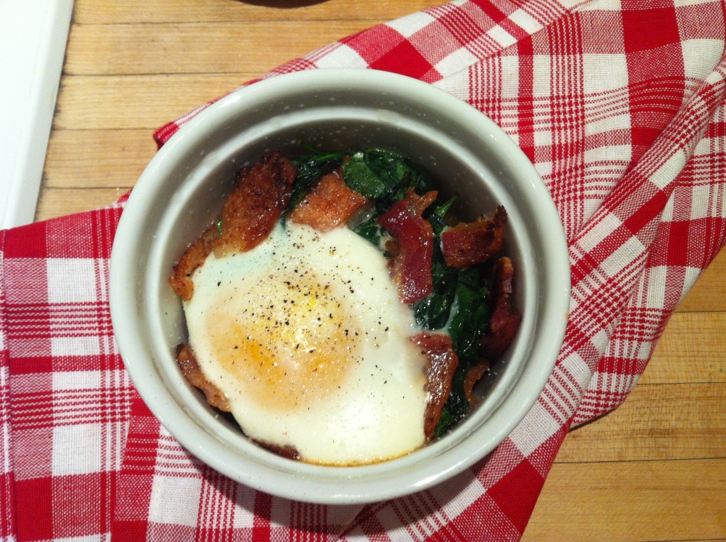 Ramekin Baked Egg