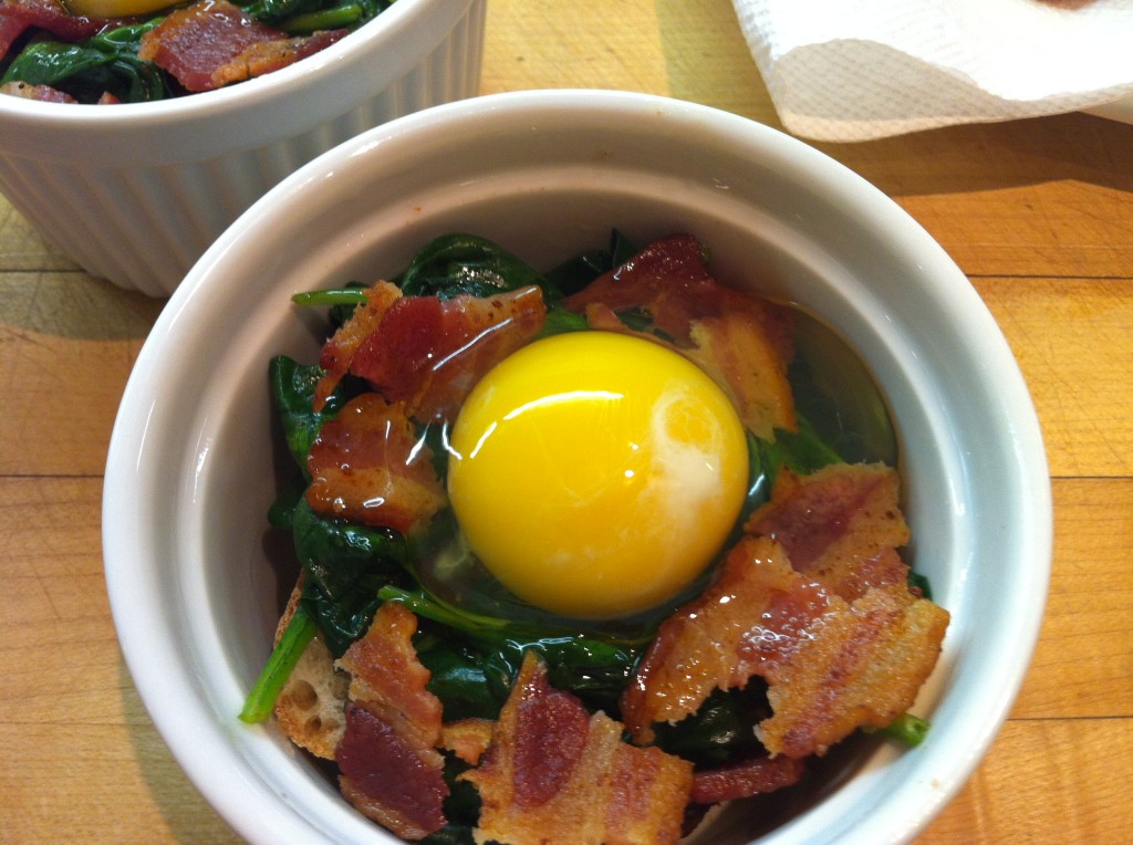 Ramekin Raw Egg