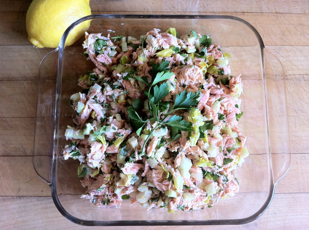 Salmon Salad Finished