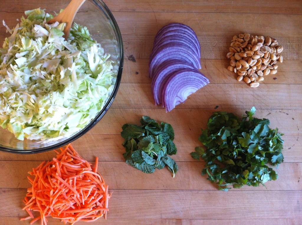Cabbage Salad Ingredients
