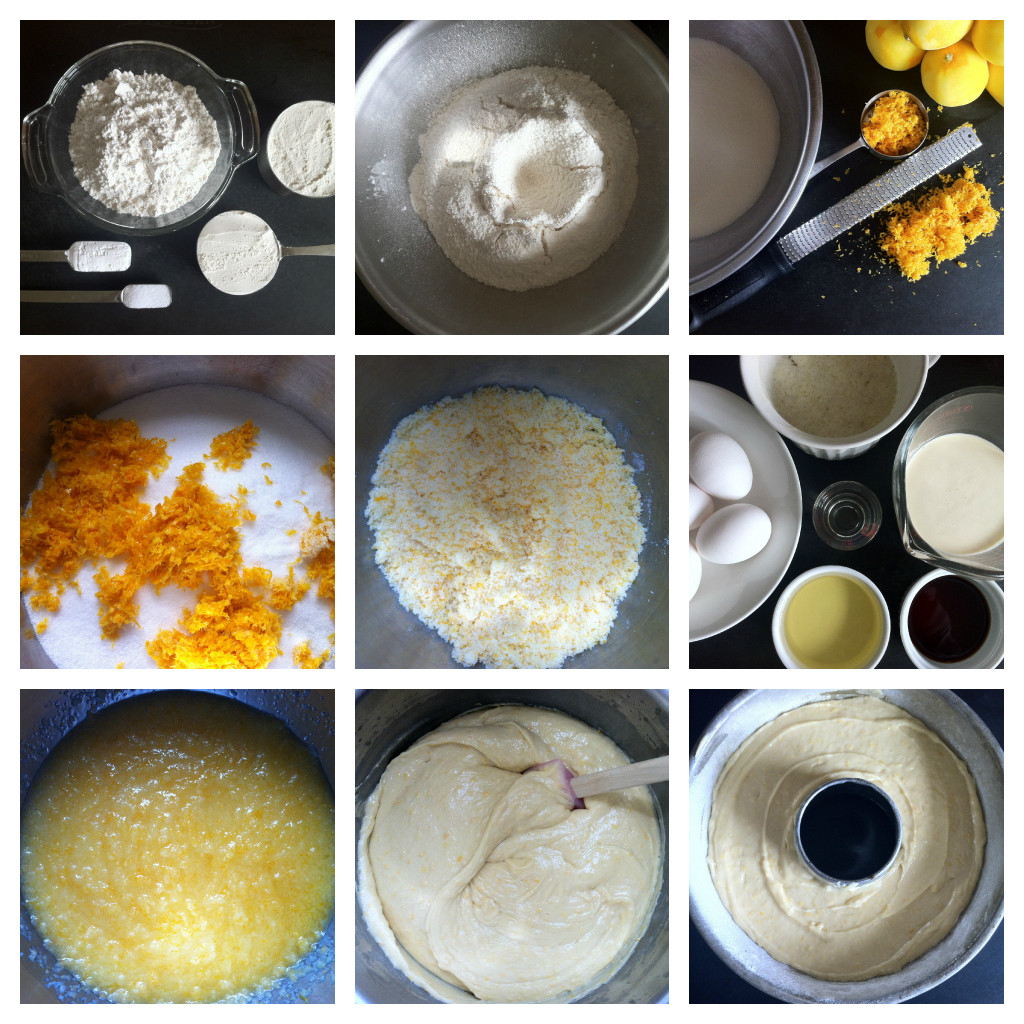 Lemon Bundt in Process