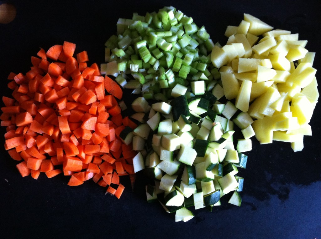 Carrots Celery Zuchini Potato