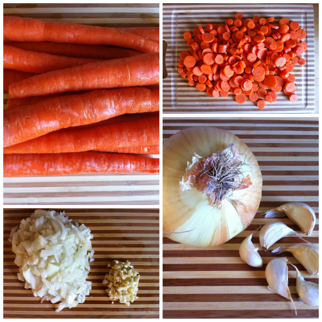 Carrots and Onions Collage