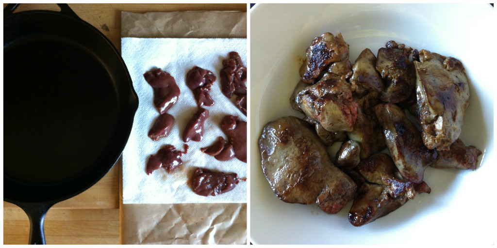 Chicken Livers Collage