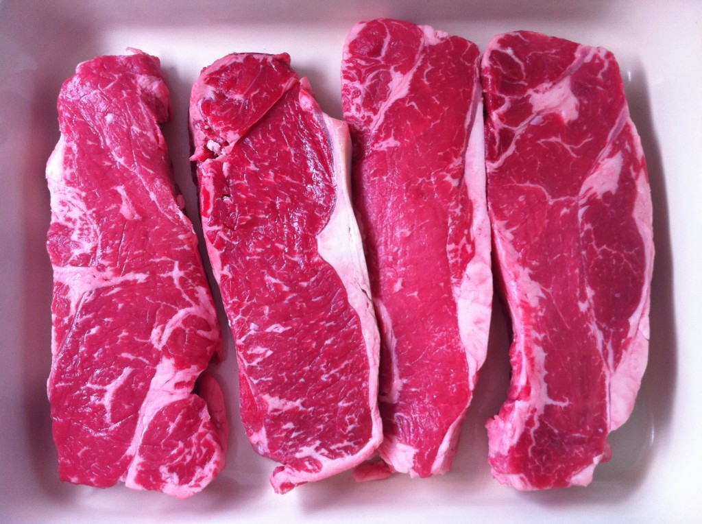 NY Strip Steaks