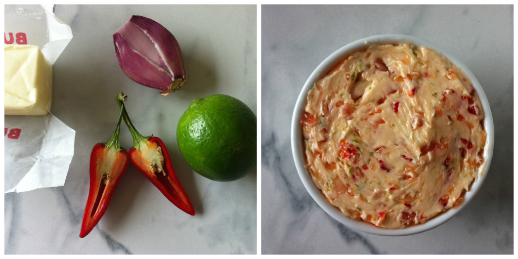 Chile Lime Butter Collage