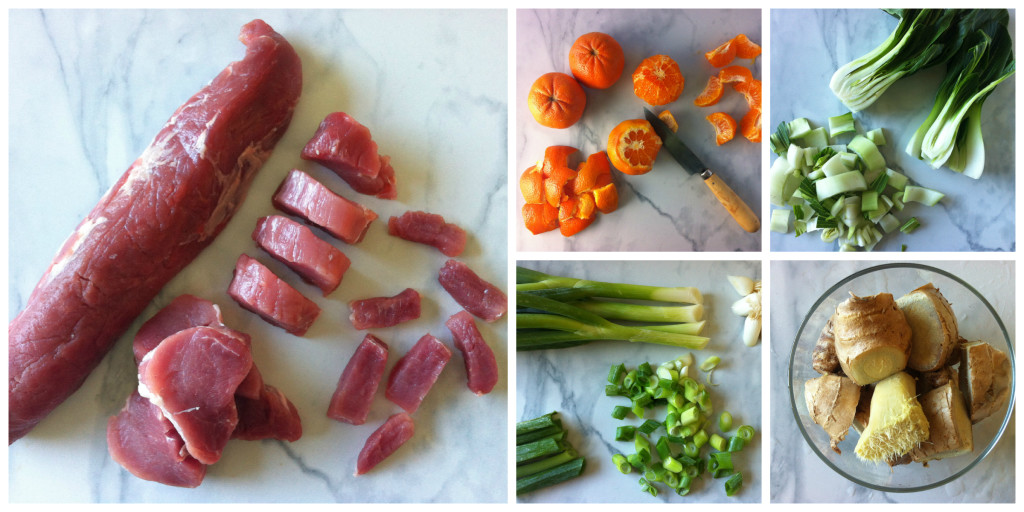 Chopped Ingredients Collage