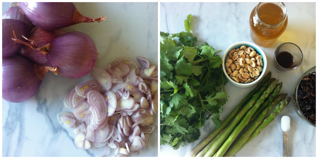 Salad ingredients Collage