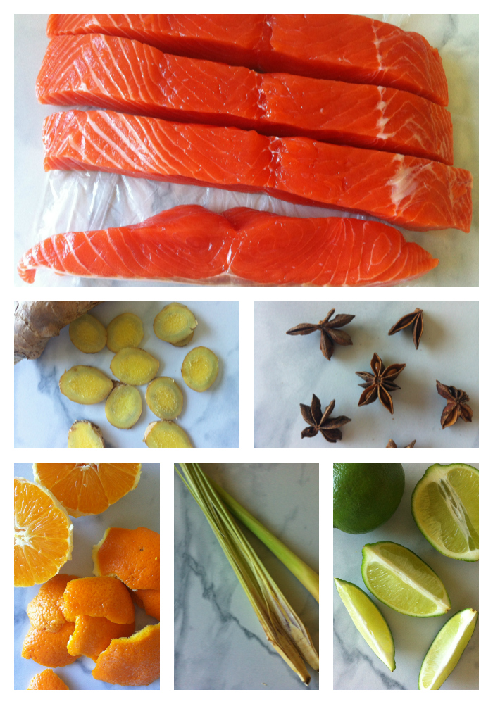 Salmon Collage