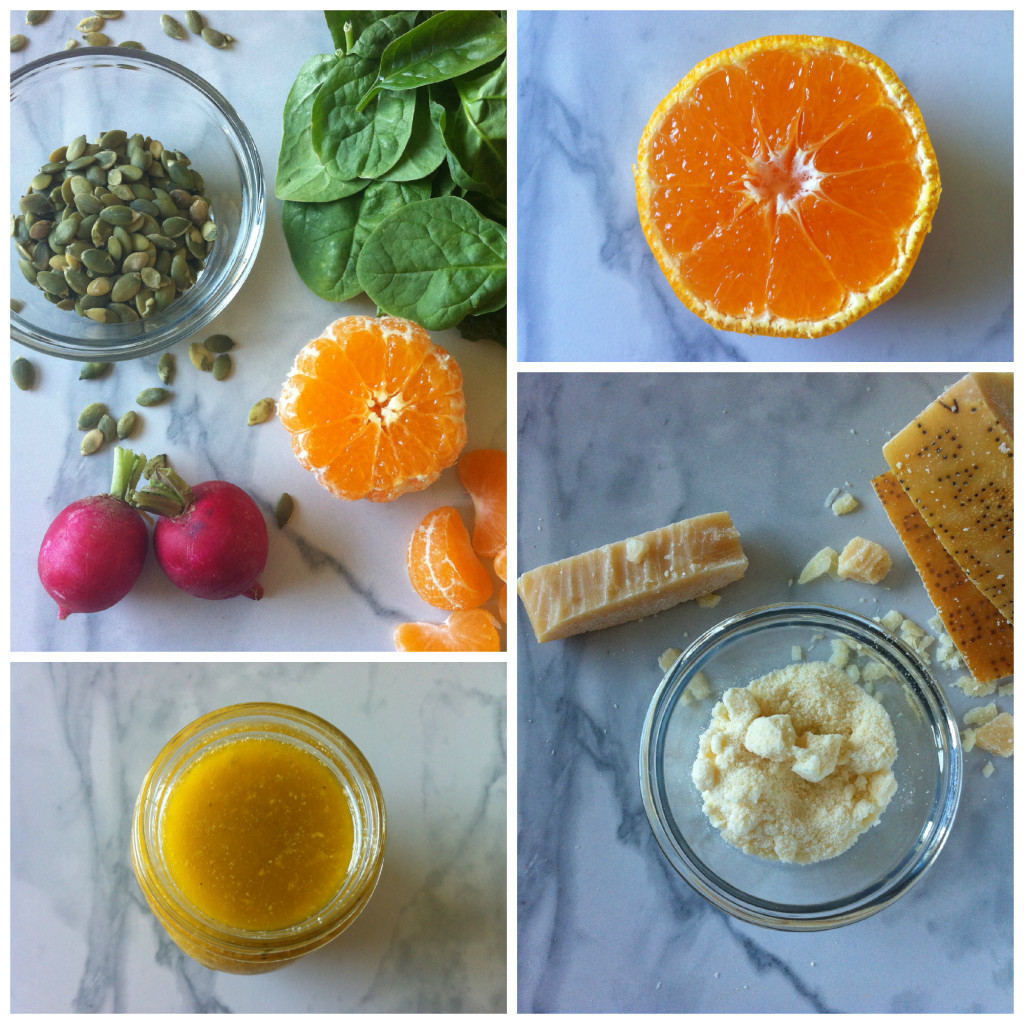 Citrus Salad Collage