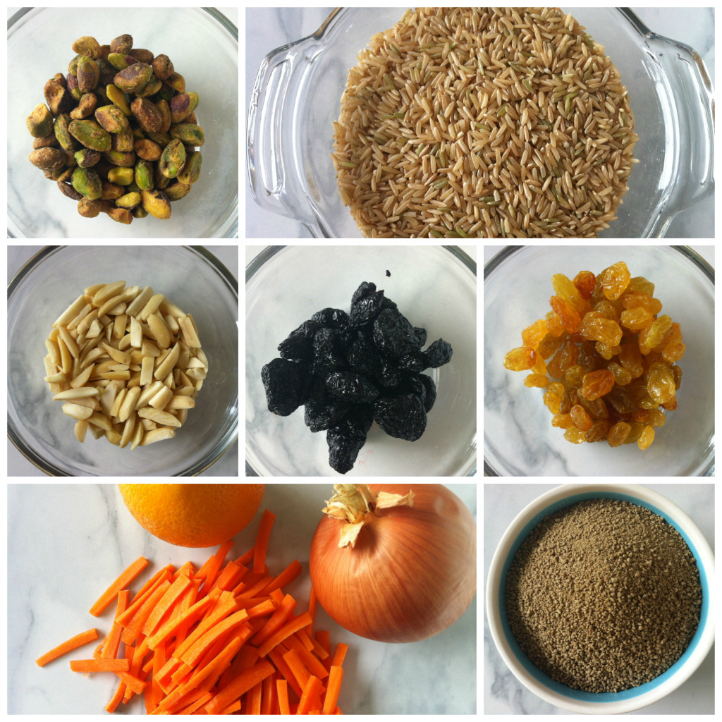 Rice Ingredients Collage