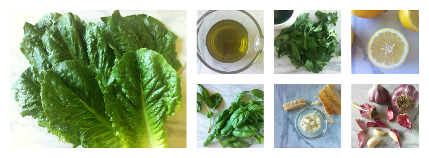 Caesar Salad Collage