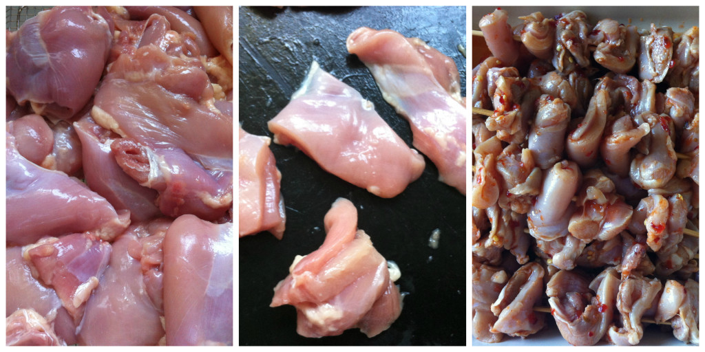 Chicken Skewers Collage