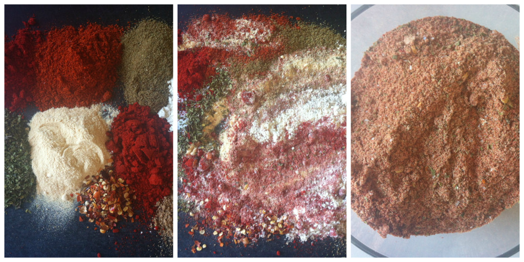 Taco Seasoning Collage