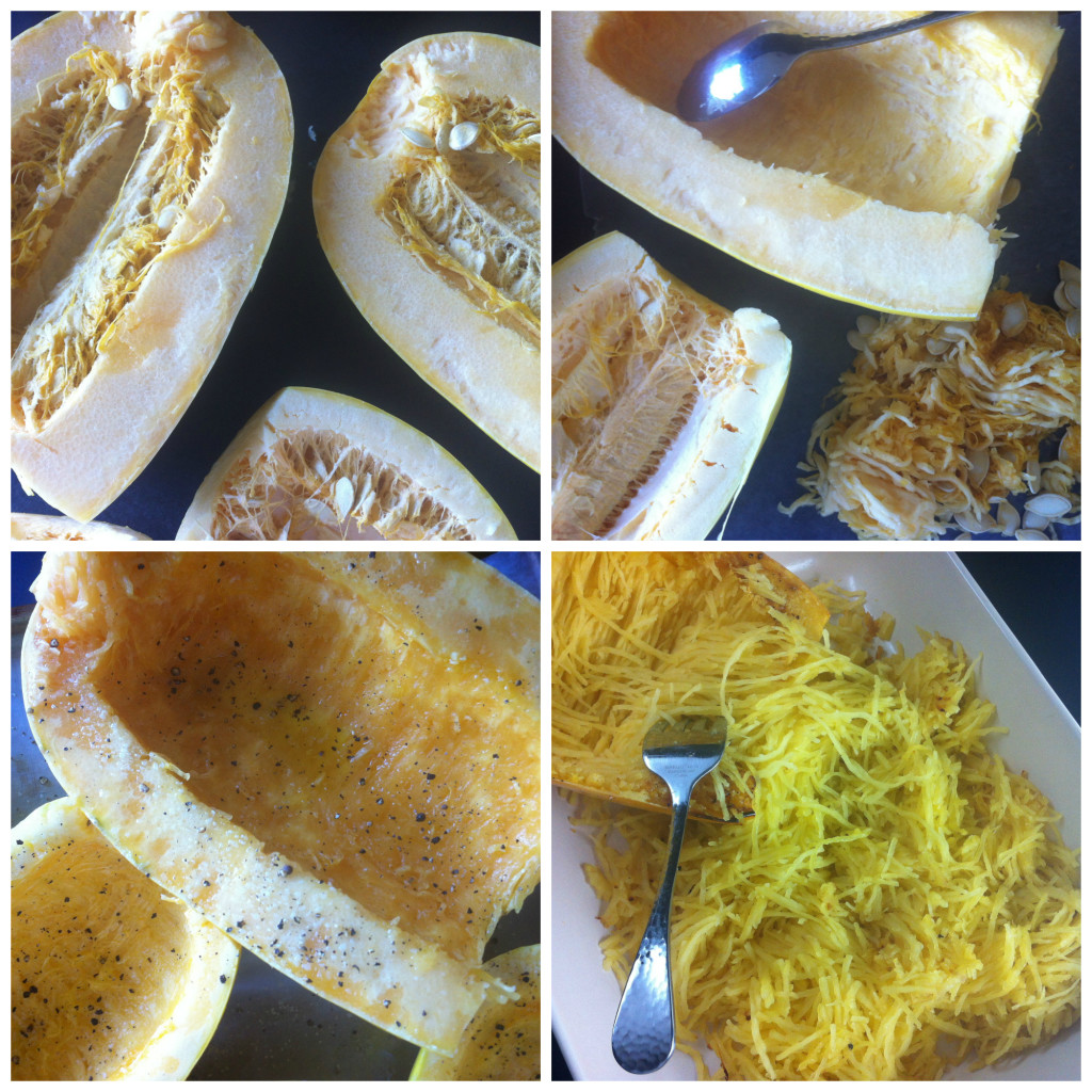 Spaghetti Squash Collage