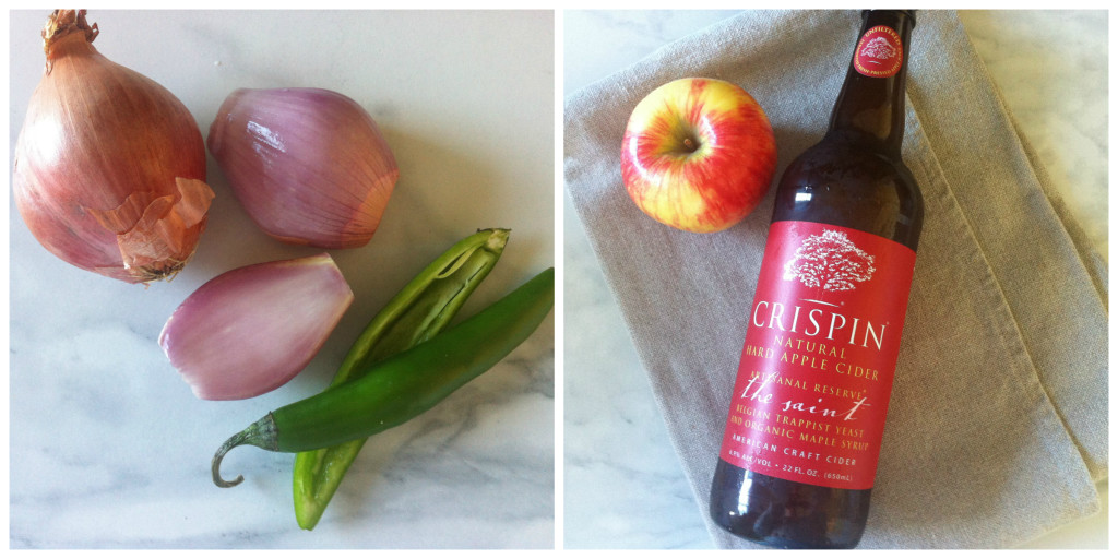 Shallots Chili Cider Collage