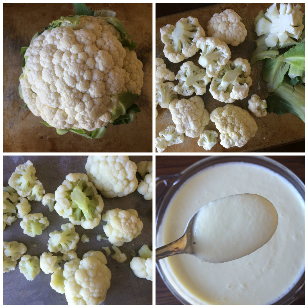 Cauliflower Puree Collage