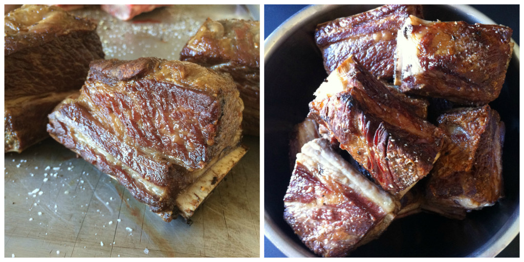 Seared Ribs Collage