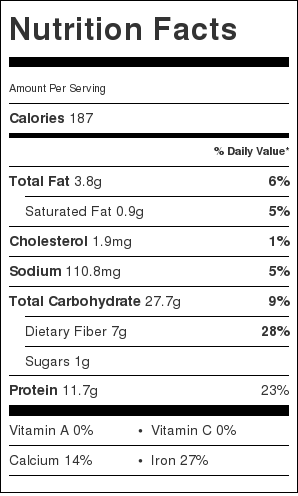 Roasted Chickpea Label